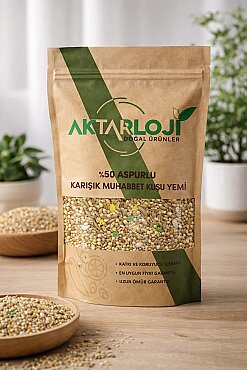 %50 Aspurlu Karışık Muhabbet Kuşu Yemi - 6