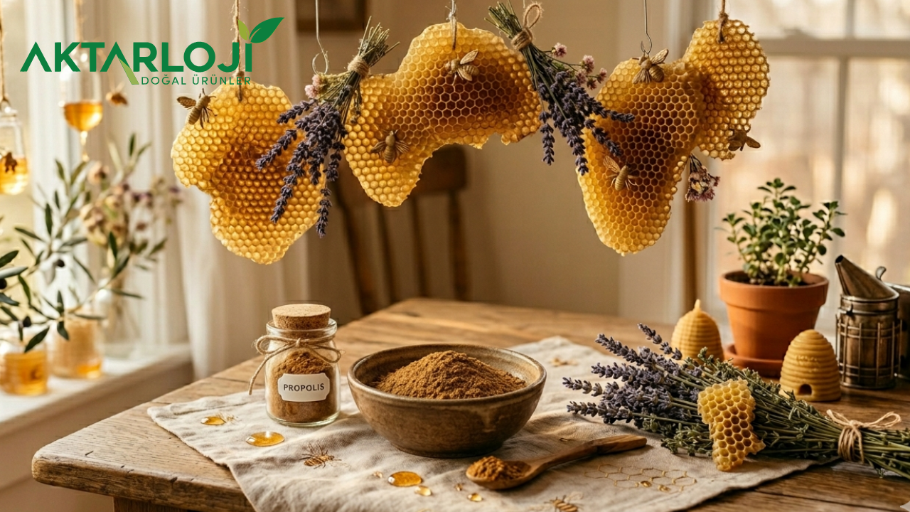Bağışıklığı Güçlendirmek İçin Saf Propolis Tozu 
