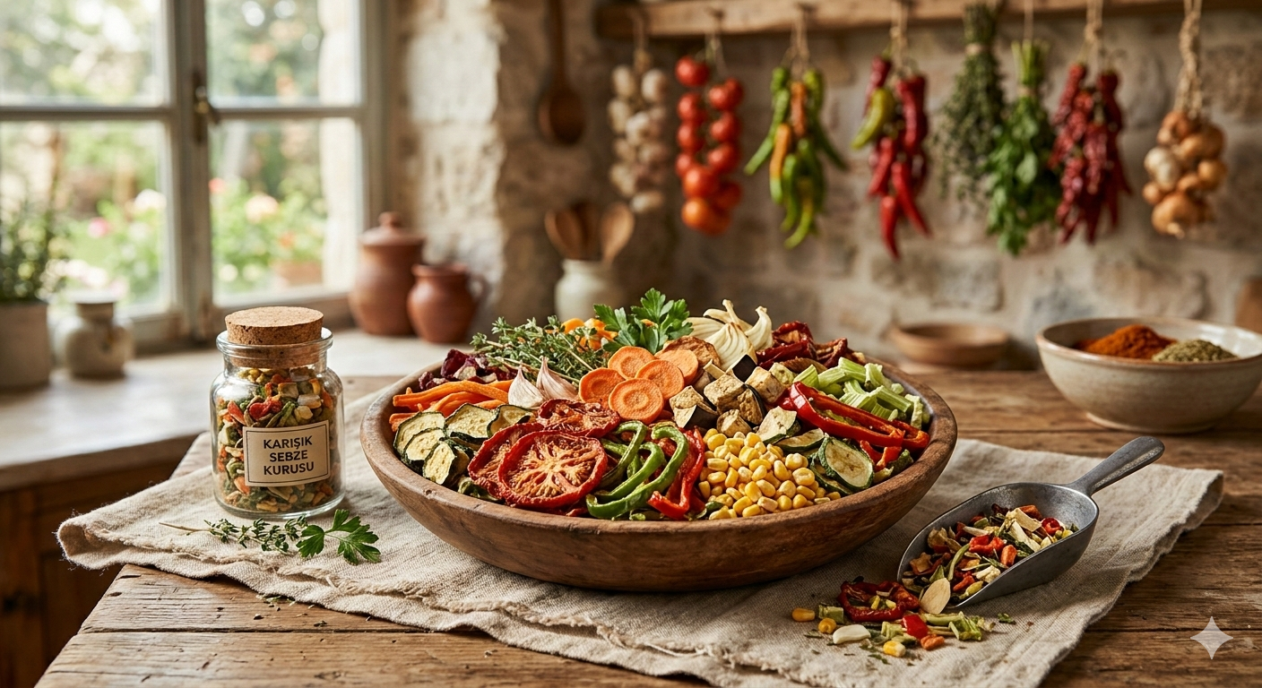 Mutfağınızın Pratik Şifası: Karışık Sebze Kurusu ile Tanışın