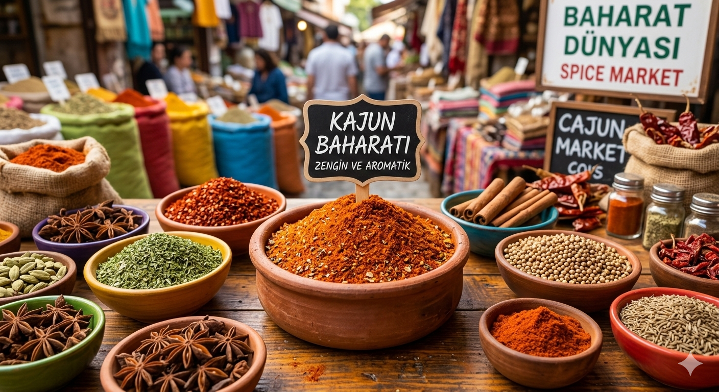 En Taze Kajun Baharatı Karışımı ile Tanışın: Aktarloji’den Sofralarınıza Lezzet Köprüsü