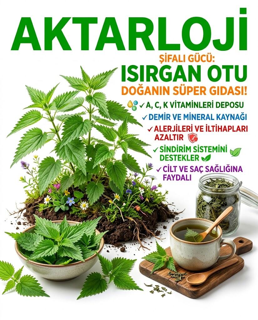 Isırgan Otu: Doğanın Süper Gıdası ve Toprağın Şifalı Dokunuşu