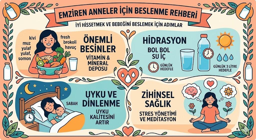 Emziren Anneler Nasıl Beslenmeli? Nelere Dikkat Etmeli?