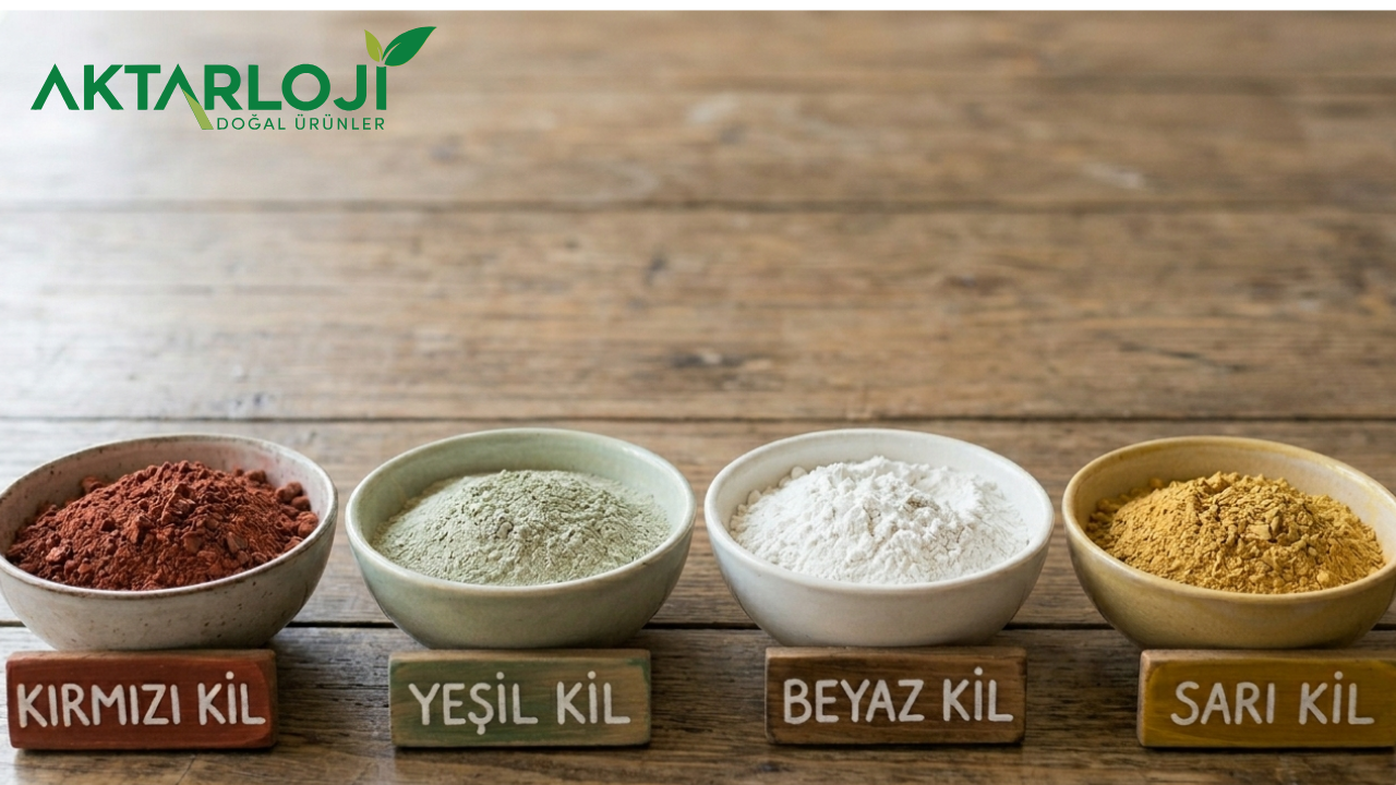 Cilt İçin En İyi Kil Çeşitleri (Kırmızı, Yeşil, Beyaz, Sarı) 