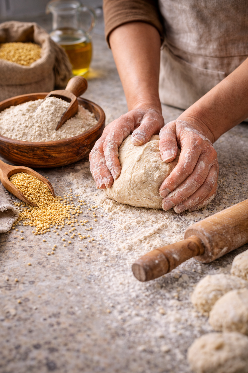 Glutensiz Ak Darı Unu Doğal Hafif ve Besleyici Un Alternatifi