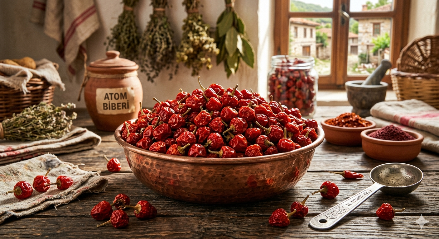 Mutfakların Küçük Dev Enerjisi: Kırmızı Acı Atom Biber