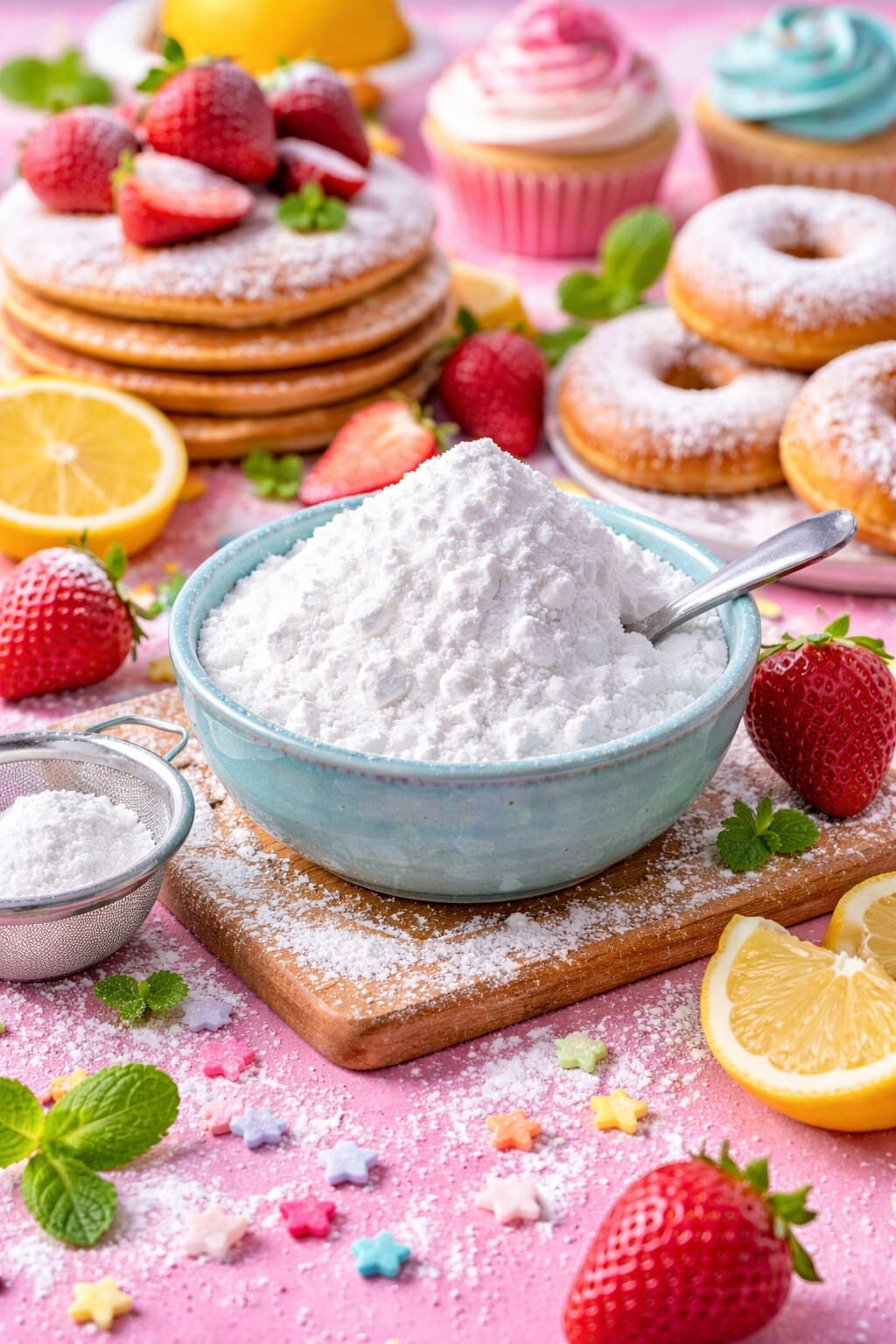 Pudra Şekeri ile Tatlılara İnce Bir Dokunuş