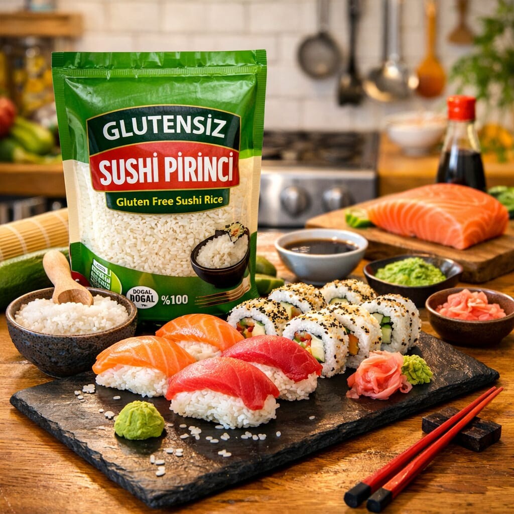 Glutensiz Sushi Pirinci Nedir ve Evde Kusursuz Sushi Yapmanın Sırrı