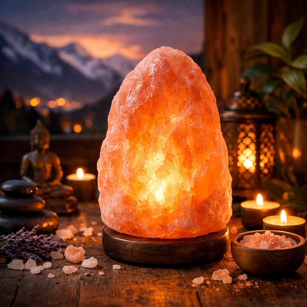 Doğal Himalaya Tuzu Lambasındaki Estetik Güzellik ve Aydınlatma Ritüeli