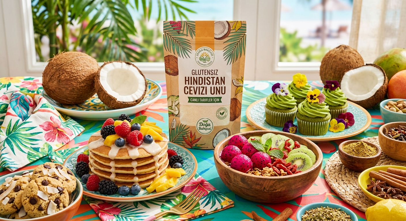 Glutensiz Hindistan Cevizi Unu İle Düşük Karbonhidrat Tüketimi