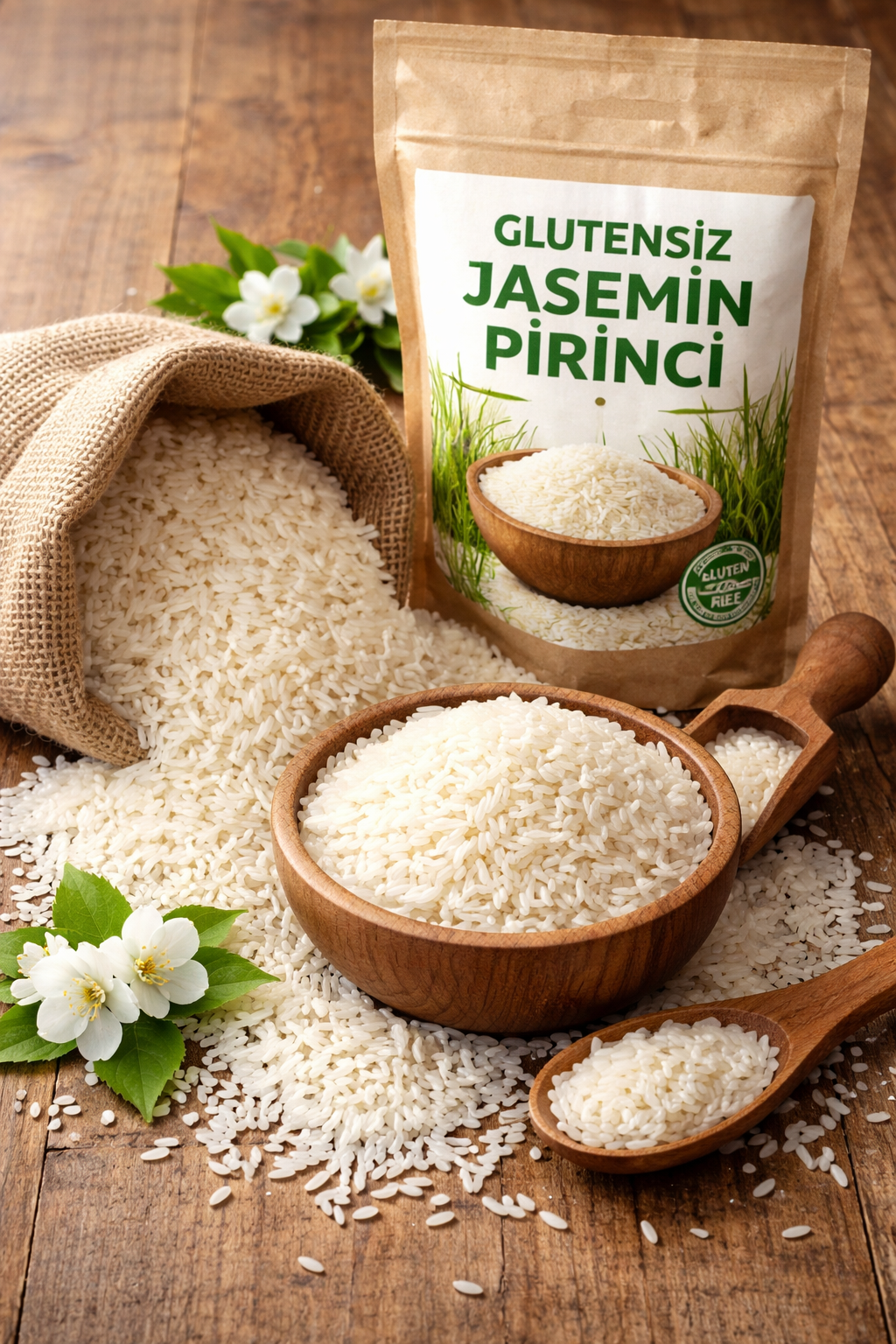 Glutensiz Yasemin Pirinci / Jasmine İle Lezzetli Sofralar