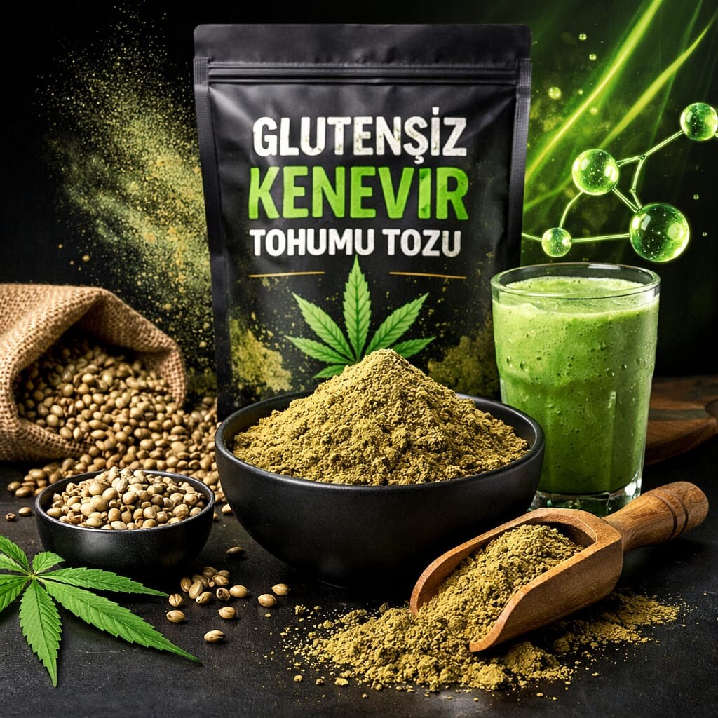 Mükemmel Faydalı ve Eşsiz bir Enerji Kaynağı: Glutensiz Kenevir Tohumu Tozu
