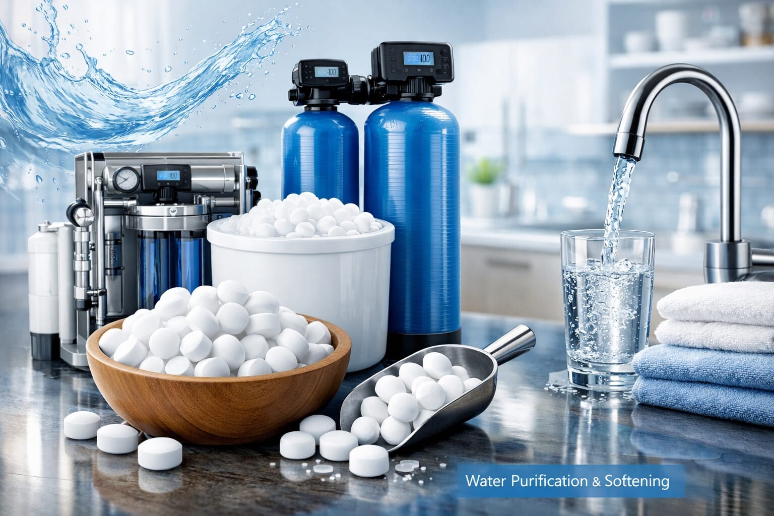 Tablet Tuz Su Arıtma ve Su Yumuşatma Sistemlerinde Neden Vazgeçilmezdir