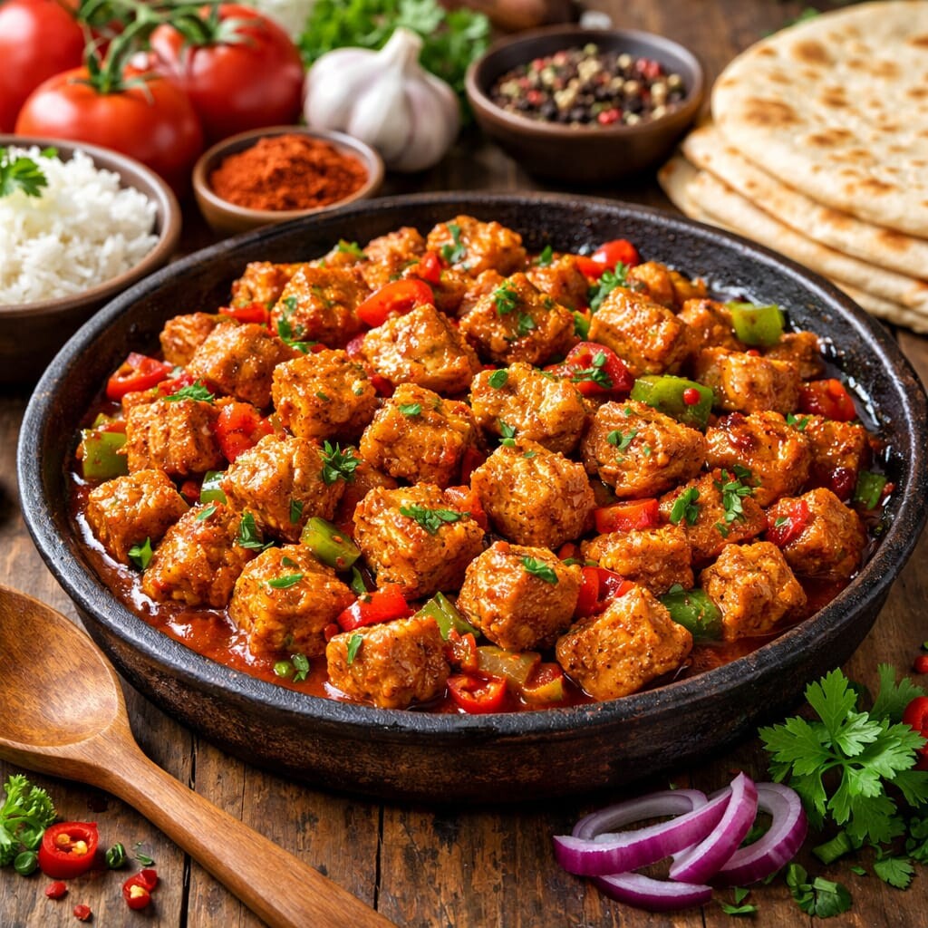 Soya Kuşbaşı / Küp Yemeklere Proteinin Gücünü Katar