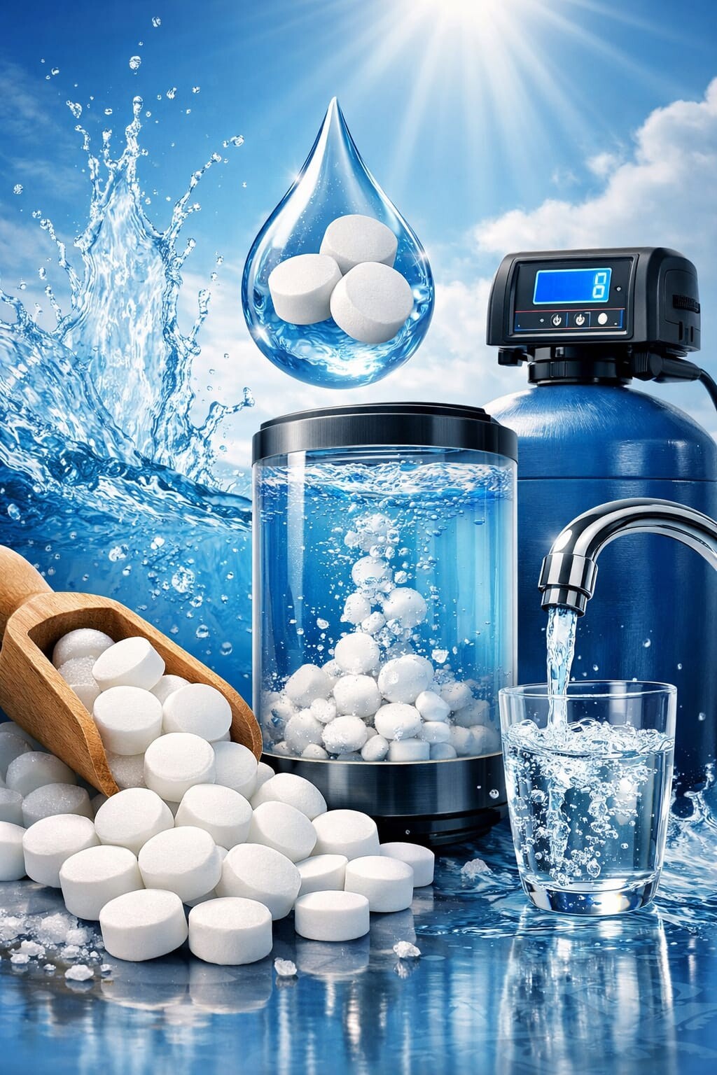 Tablet Tuz Su Arıtma ve Su Yumuşatma Sistemlerinde Neden Vazgeçilmezdir