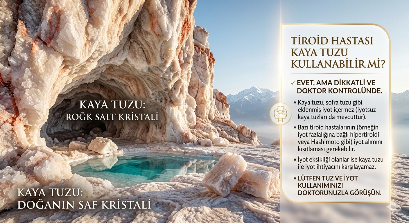 Tiroid hastası kaya tuzu kullanabilir mi?