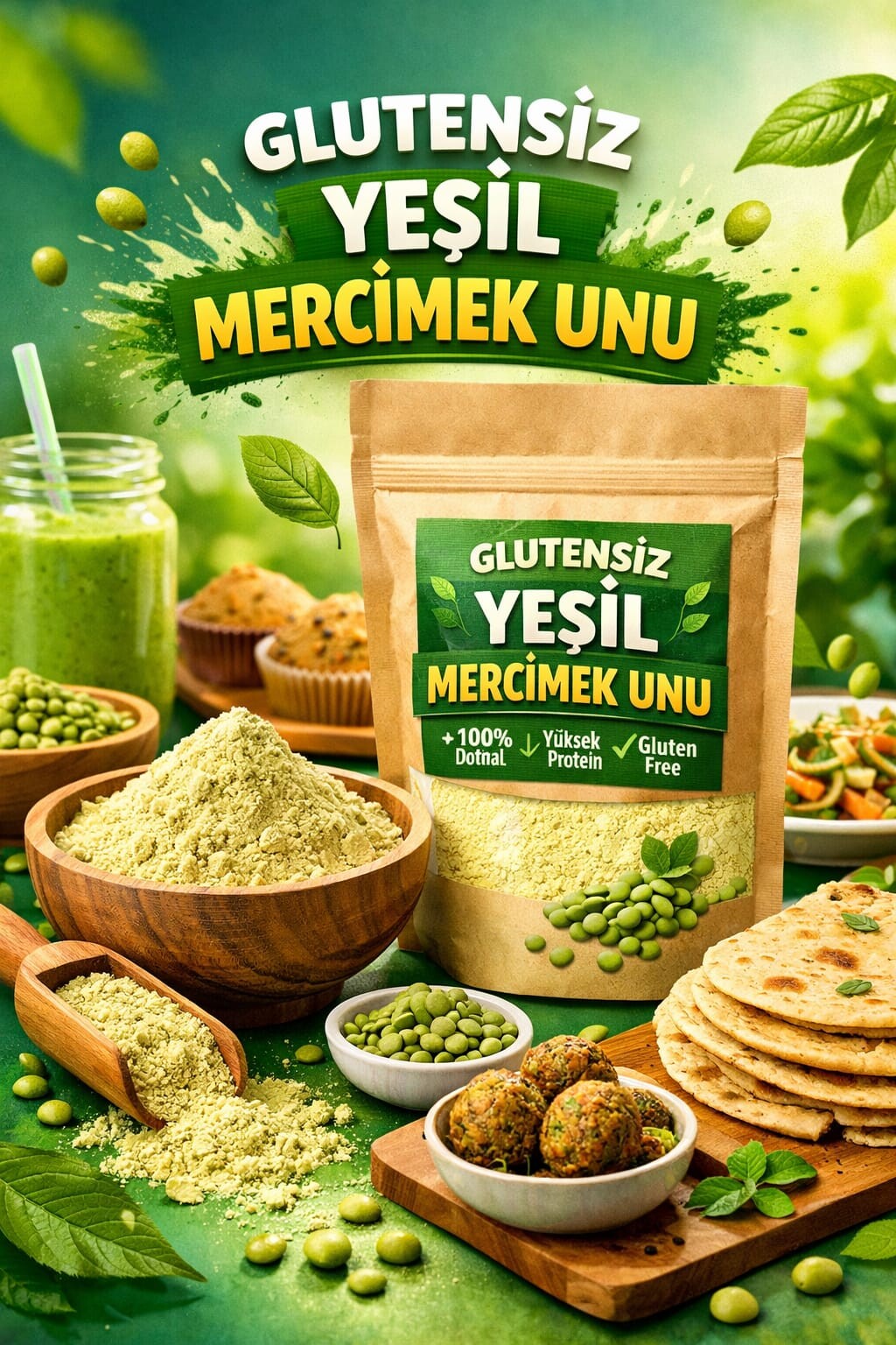 Glutensiz Yeşil Mercimek Unu ile Protein Dolu, Doyurucu ve Sağlıklı Tarifler Keşfedin