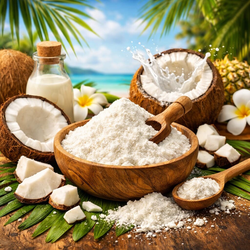 Hindistan Cevizi Sütü Tozu ile Tropikal Lezzeti Keşfedin: Güçlü Aroma Mükemmel Kıvam