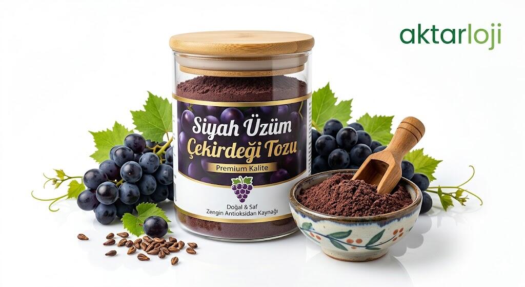 Damar Sağlığı İçin Siyah Üzüm Çekirdeği Tozu