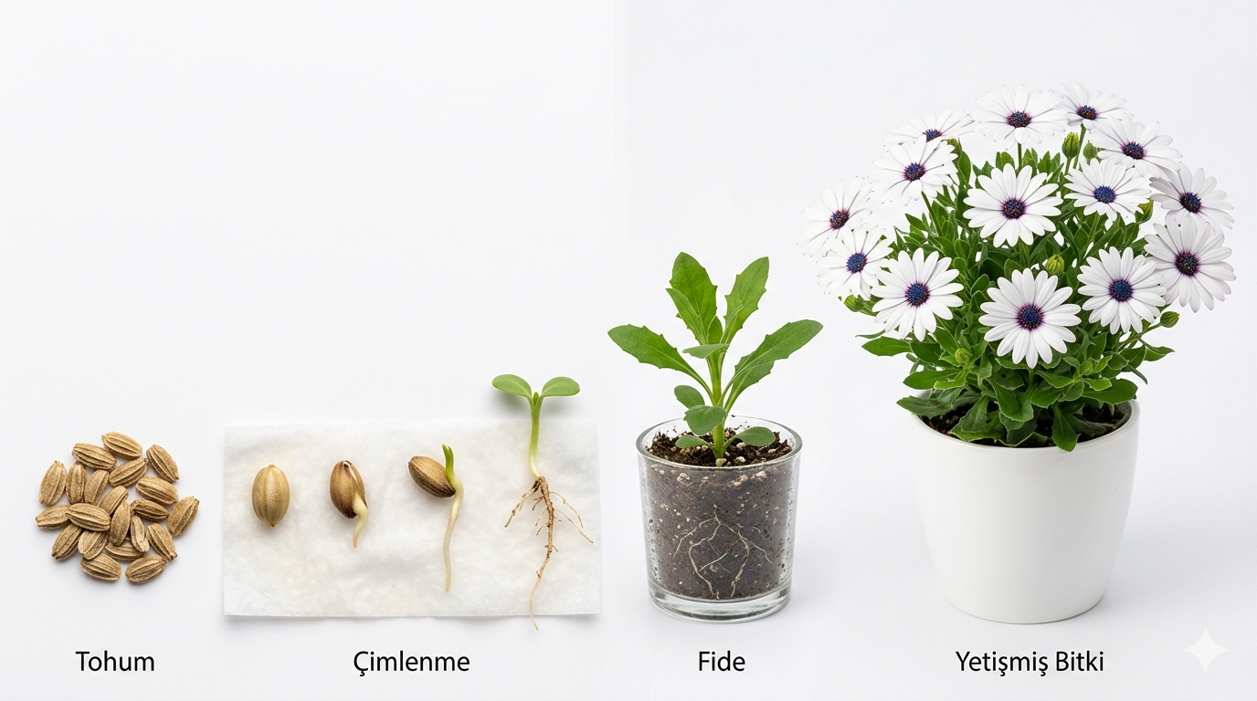 Afrika Papatyası Çiçeği Tohumu: Balkonlarda Renk Karnavalı