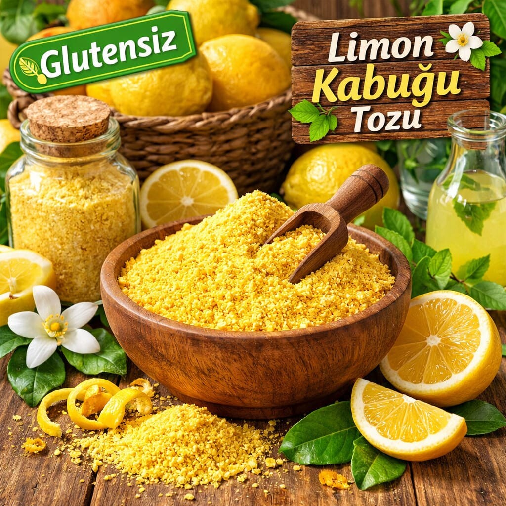 Glutensiz Limon Kabuğu Tozu ile Doğal Aroma ve Sağlıklı Tarifler