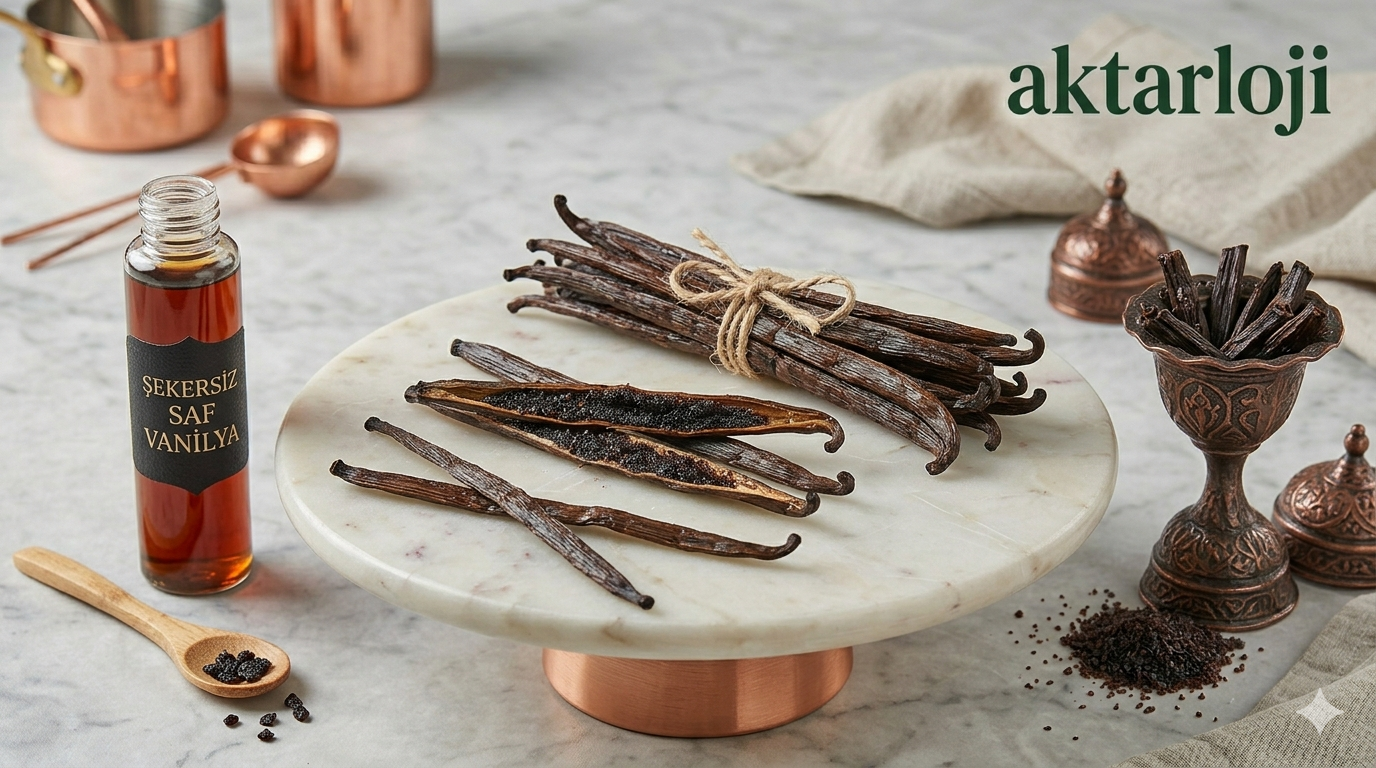 Şekersiz Saf Vanilya Özü Faydaları ve Kullanımı 