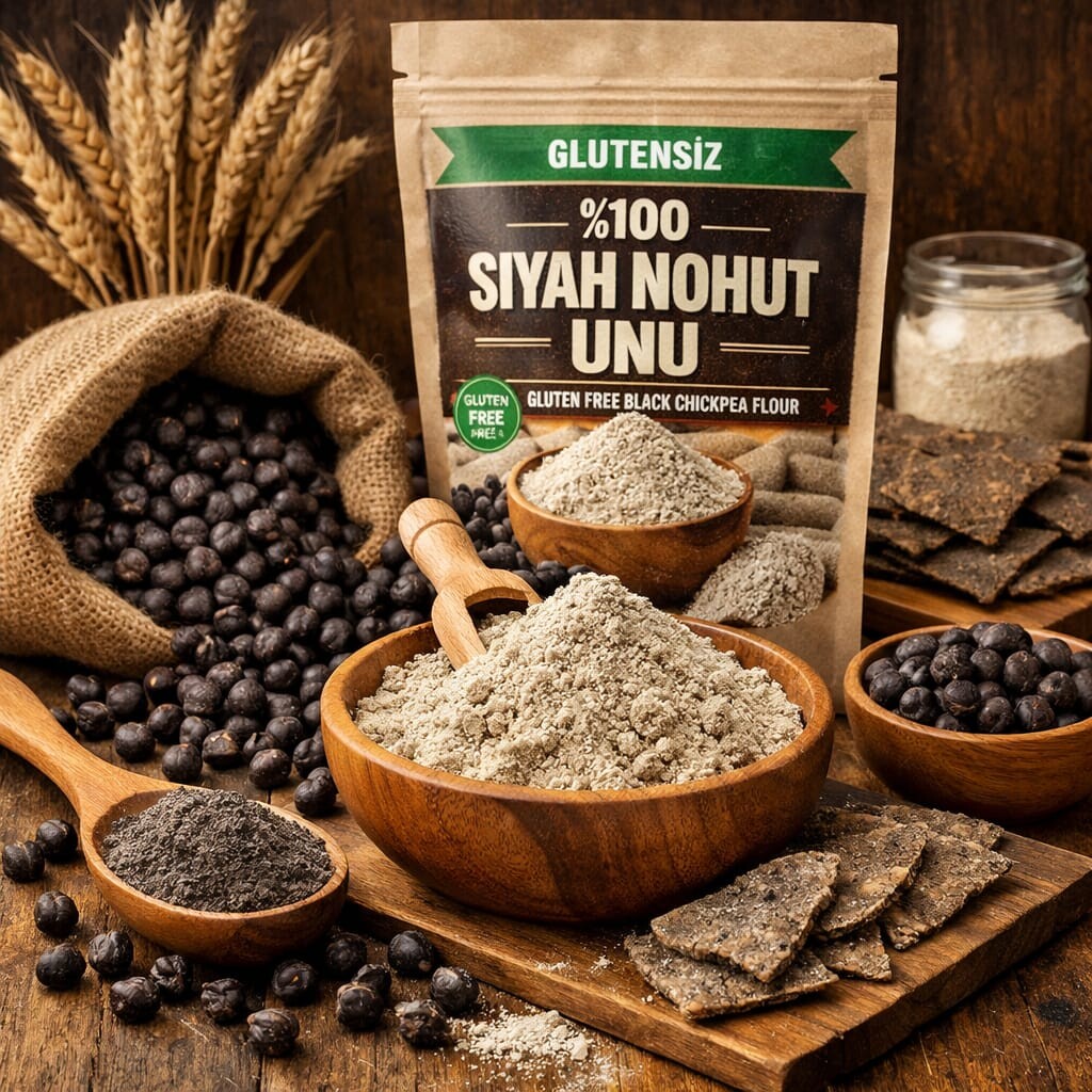 Glutensiz Siyah Nohut Unu ile Sağlıklı ve Güçlü Beslenme 