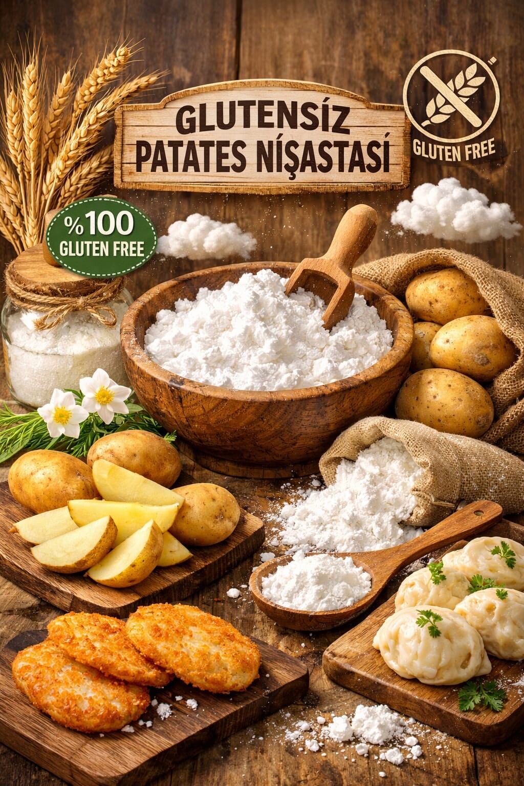 Glutensiz Patates Nişastası ile Mükemmel Kıvamlı Kekler, Çıtır Tarifler ve Hafif Lezzetler