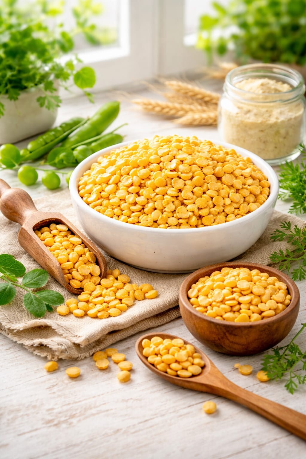 Glutensiz Tane Sarı Bezelye Kurusu Vegan ve Sağlıklı Alternatif