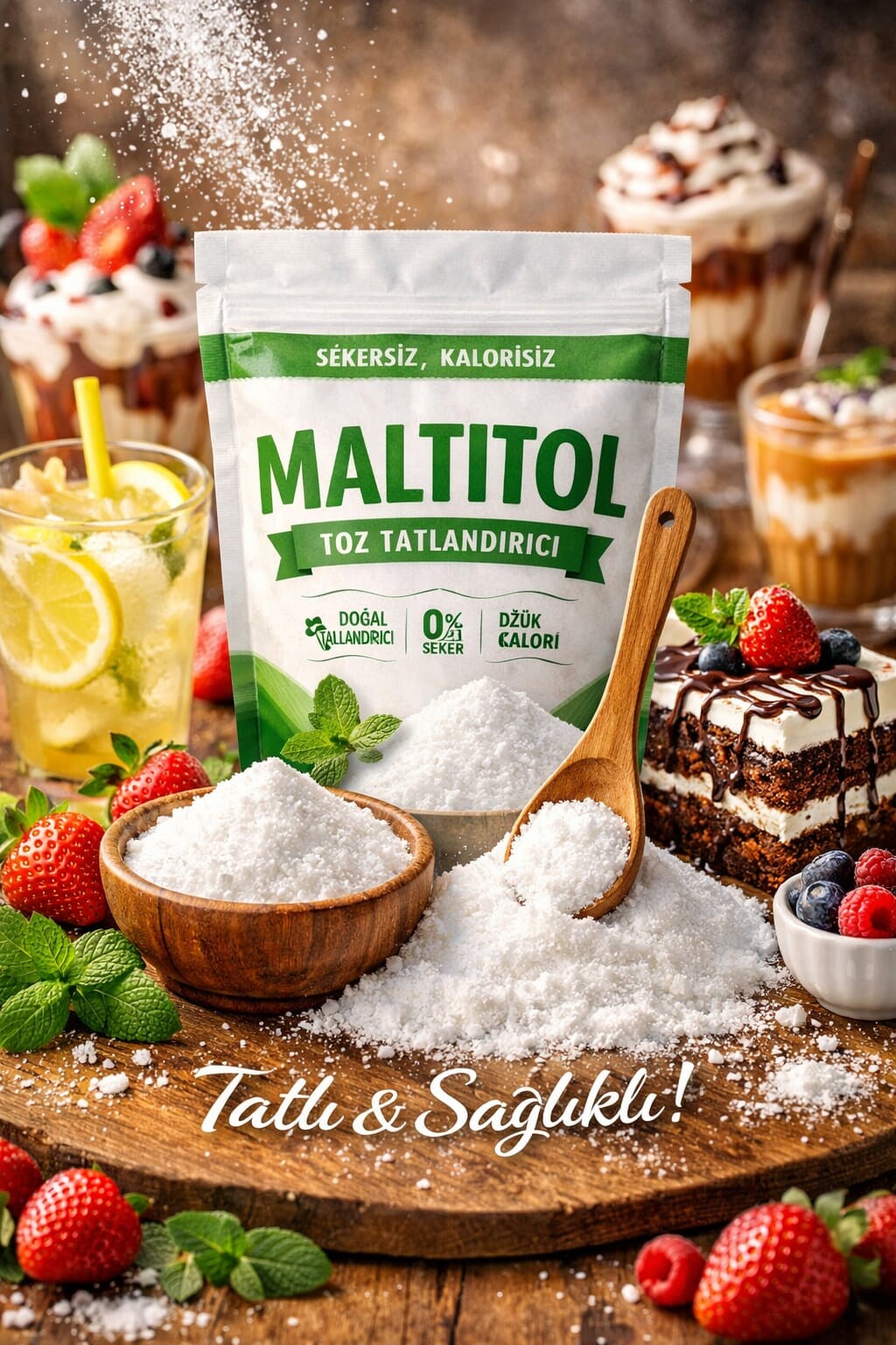 Maltitol Toz Tatlandırıcı Nedir ve Neden Tercih Edilir?