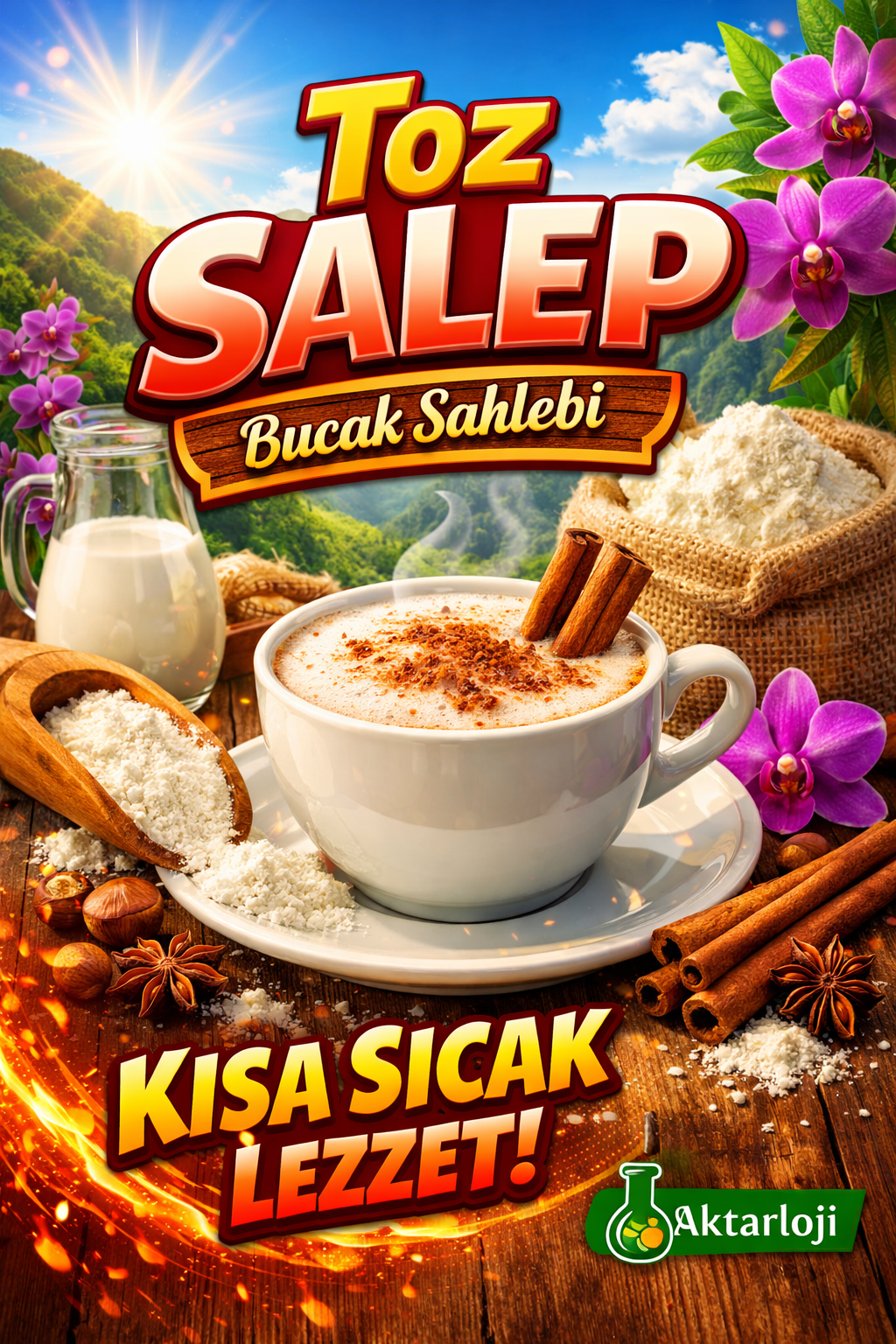 Kış Günlerinin Sıcacık Mucizesi: Hakiki Bucak Toz Salepi