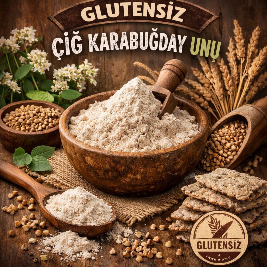 Glutensiz Çiğ Karabuğday Unu Greçka ile Doğal ve Dengeli Beslenme Rehberi
