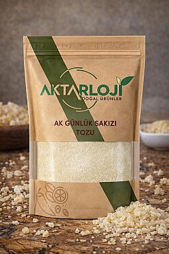 Ak Günlük Sakızı Tozu / Yeni Öğütülmüş - 2