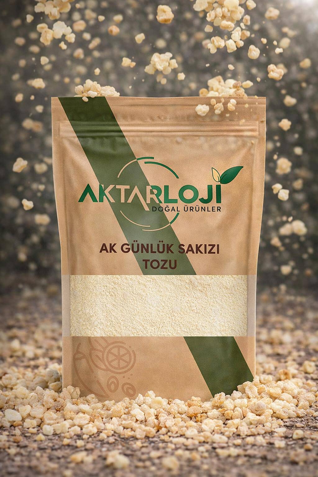 Ak Günlük Sakızı Tozu / Yeni Öğütülmüş - 5