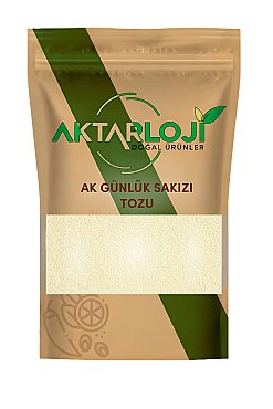 Ak Günlük Sakızı Tozu / Yeni Öğütülmüş - 6