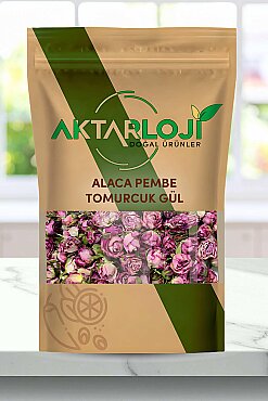 Alaca Pembe Renk Tomurcuk Gül Kurusu - 1
