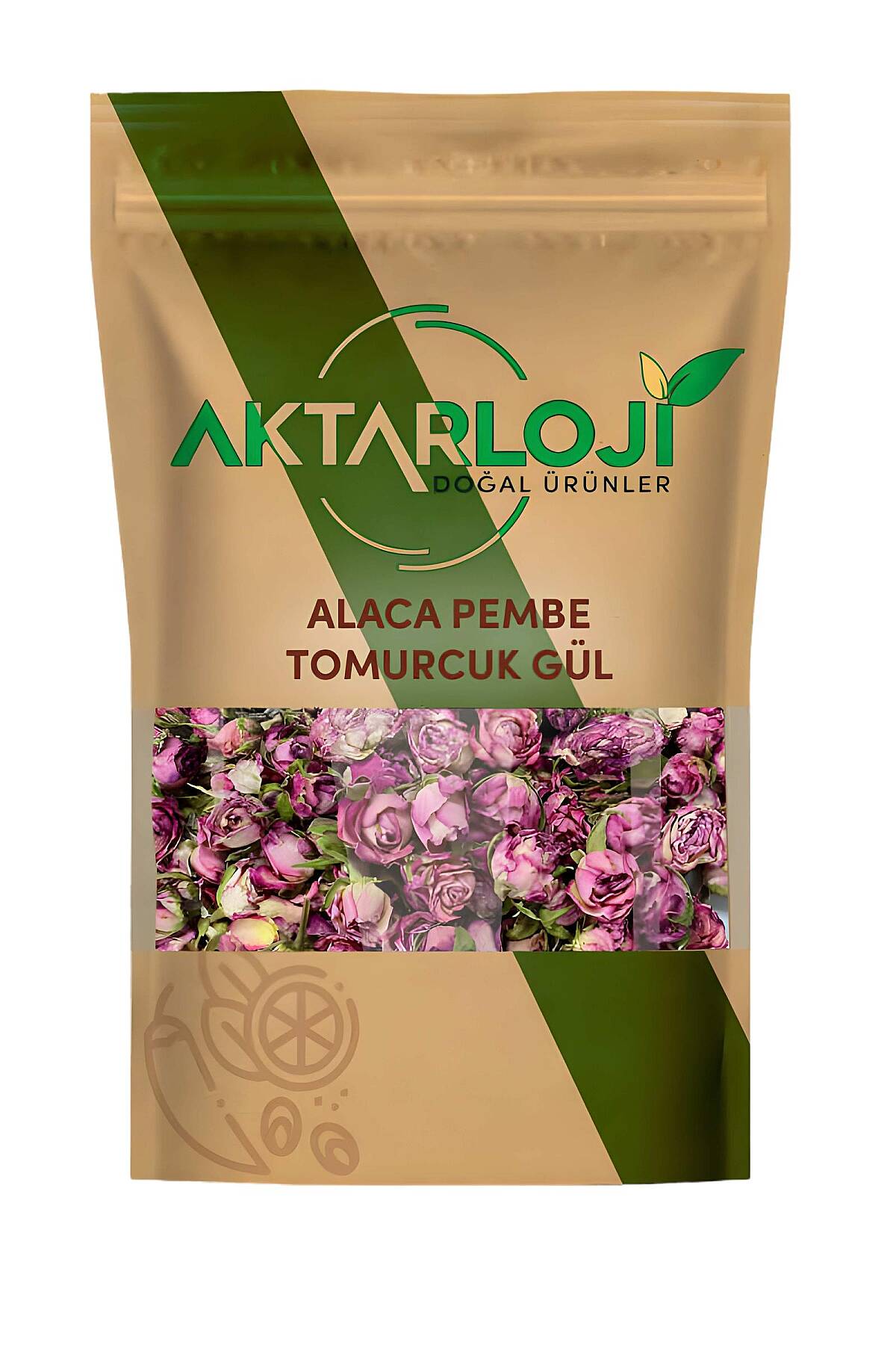 Alaca Pembe Renk Tomurcuk Gül Kurusu - 2