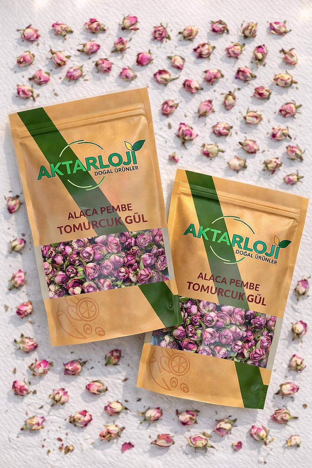 Alaca Pembe Renk Tomurcuk Gül Kurusu - 7