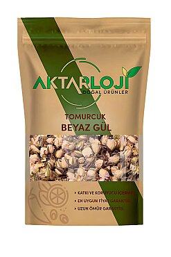 Beyaz Renk Tomurcuk Gül Kurusu - 2