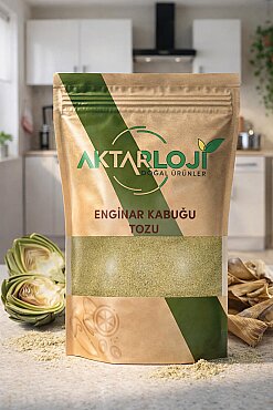 Enginar Kabuğu Tozu / Yeni Öğütülmüş - 6