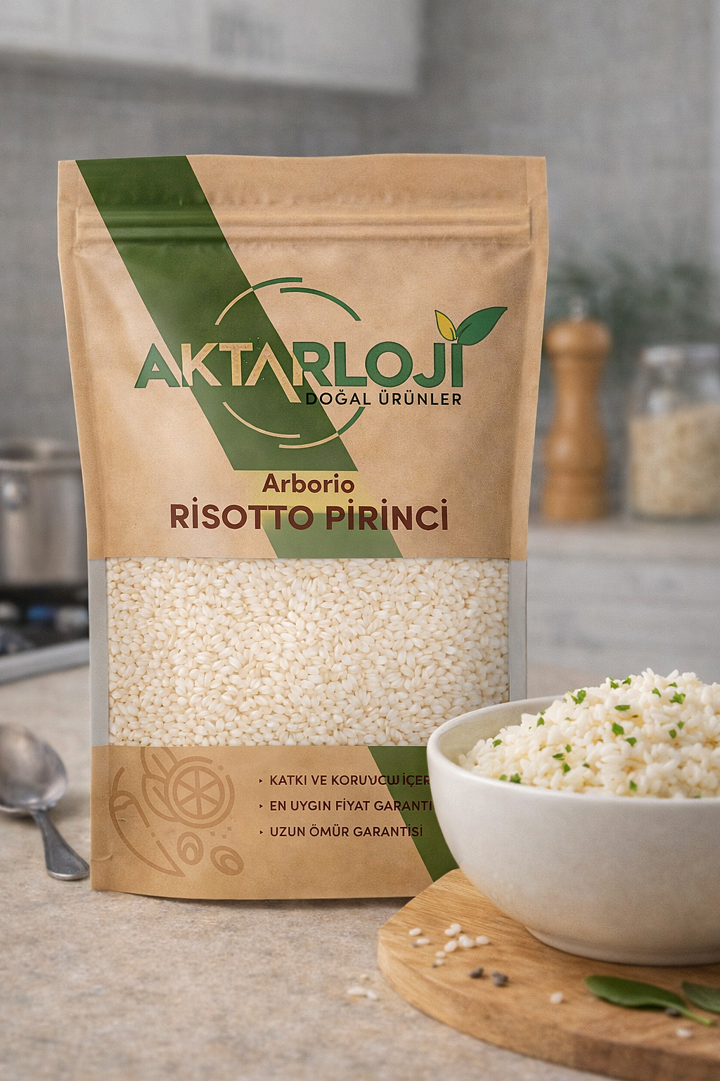 Glutensiz Arborio Risotto Pirinci - 3