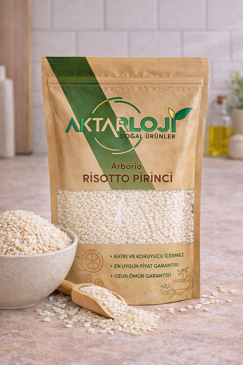 Glutensiz Arborio Risotto Pirinci - 2