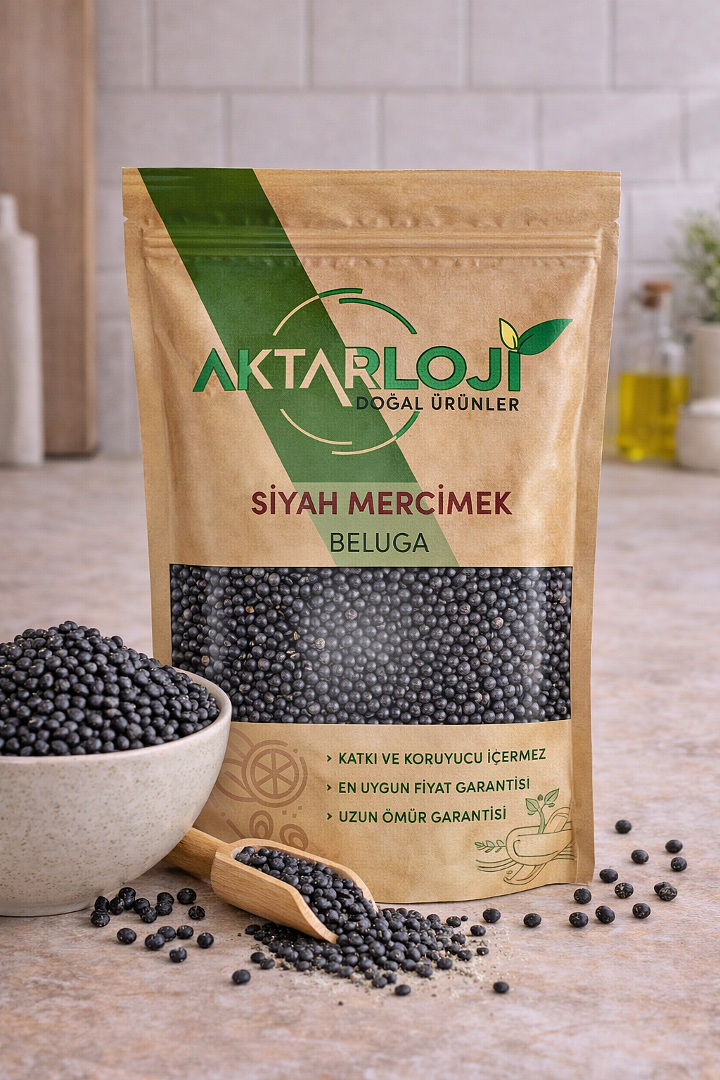 Glutensiz Beluga Siyah Mercimek - 2