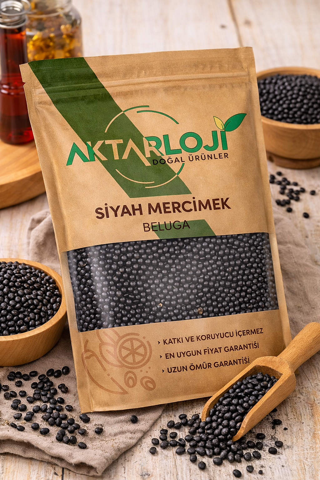 Glutensiz Beluga Siyah Mercimek - 3