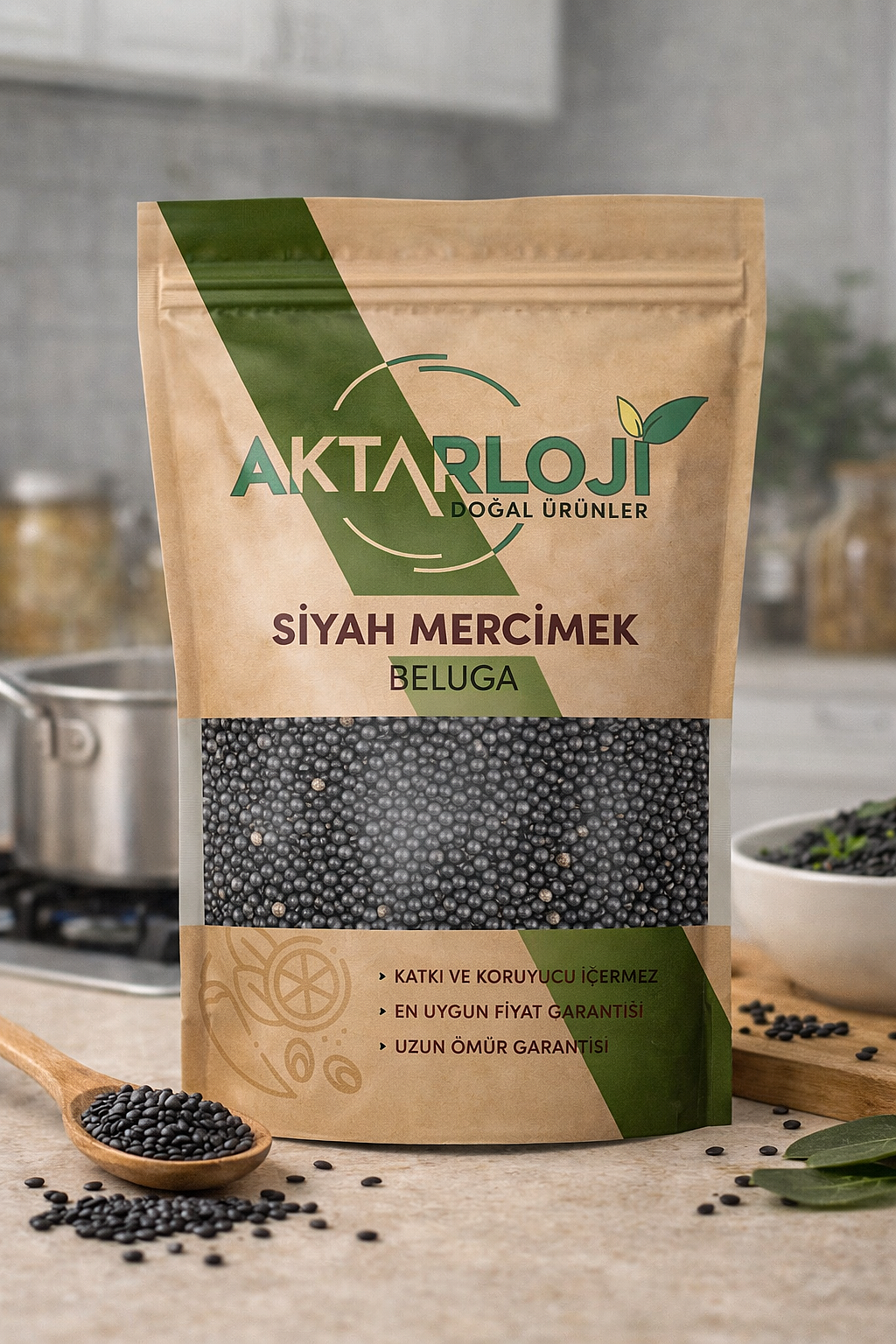 Glutensiz Beluga Siyah Mercimek - 4