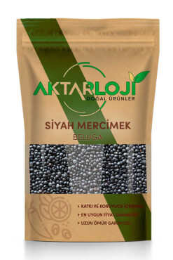 Glutensiz Beluga Siyah Mercimek - Aktarloji