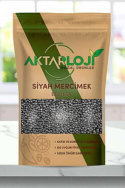 Glutensiz Beluga Siyah Mercimek - Aktarloji