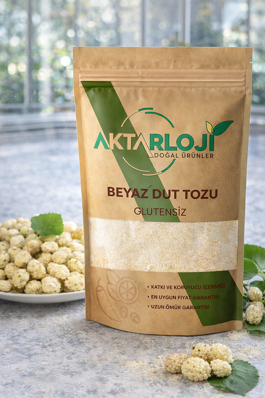 Glutensiz Beyaz Dut Tozu - 2