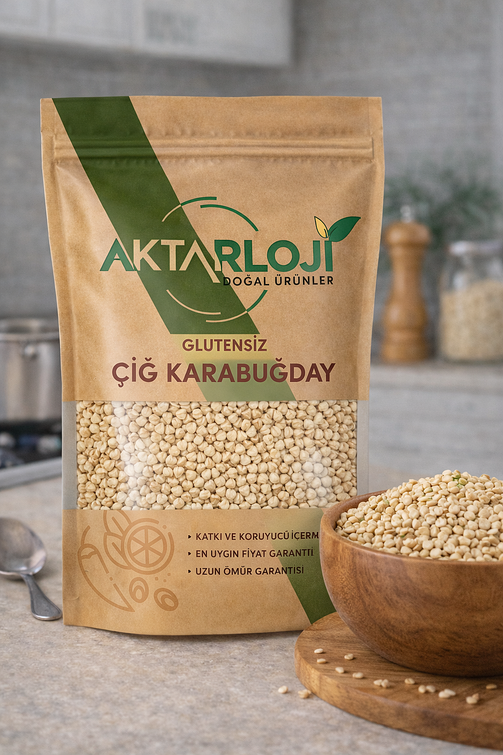Glutensiz Çiğ Karabuğday Greçka - 2