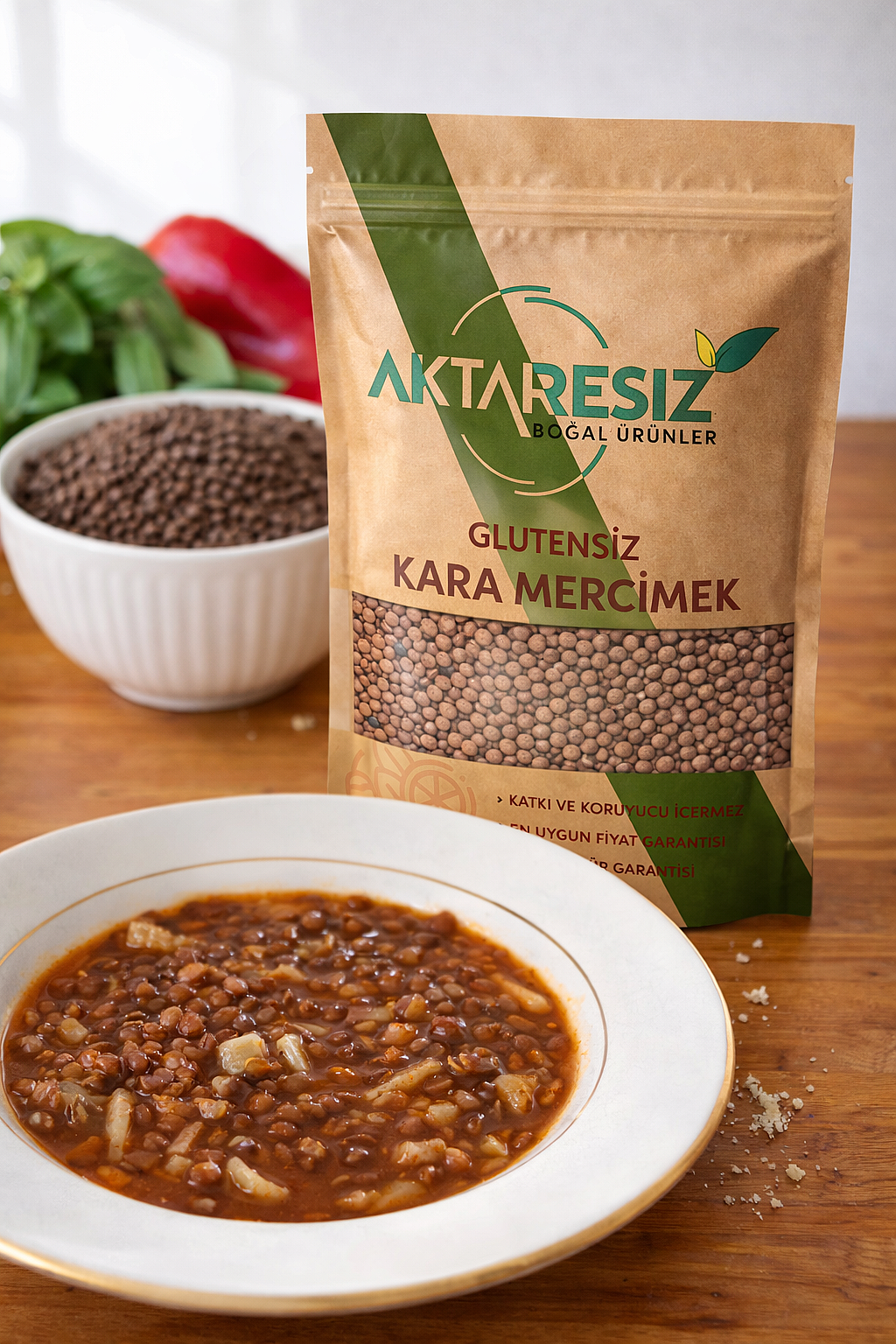 Glutensiz Kara Mercimek - 2