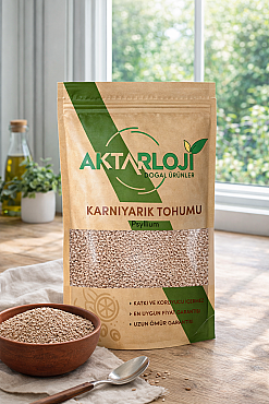 Glutensiz Karnıyarık Otu Tohumu - Psyllium Husk - 3